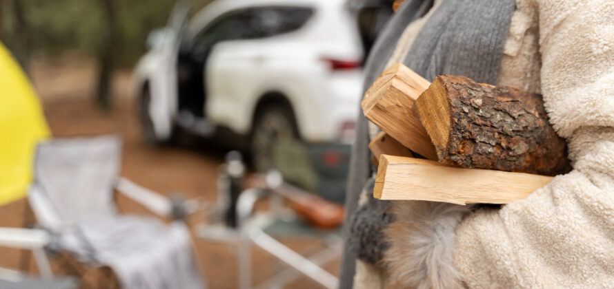 дрова на базе отдыха